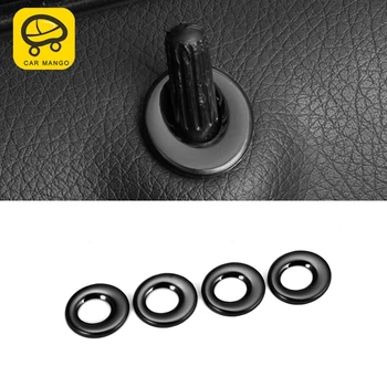 

CARMANGO for Mercedes Benz CLA GLA A Class W176 Auto Car Door Lock Switch Frame Trim Cover Sticker Chrome Interior Accessories