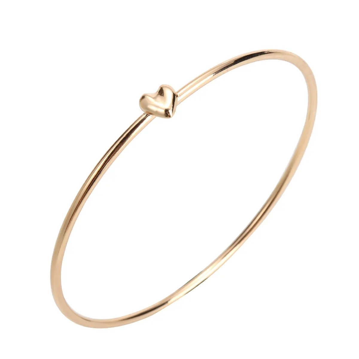 Romantic Sweet Love Heart Bracelet For Women Girl Party Accessory Shellhard Fashion Trend Bangle Girlfriend Birthday Gift | Украшения и