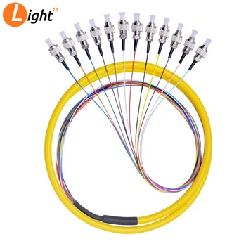

5pcs/lot 12 Strand 9/125 Fiber Optic Pigtail 1.2m FC/UPC Single Mode