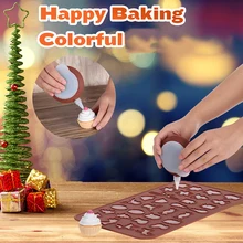 Silicone Mold Macaron Cookie Cake Mould For Baking Cupcake Molds Chocolate DIY Tool Set Accessories Dessert Candy Macaron Making