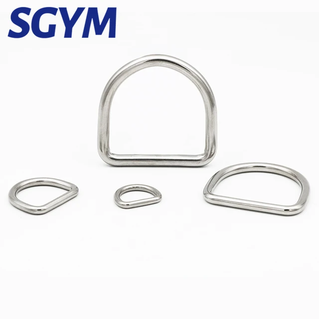 D Ring 304 Stainless Steel Polished Welded 15 20 25 30 40 50mm Width Dog/Pet