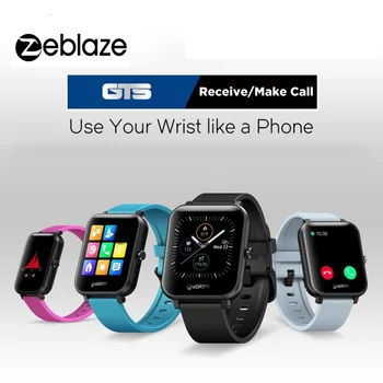 

Zeblaze GTS Smart Watch Receive/Make Call Full-touch IP67 Waterproof Heart Rate Sleep Monitoring Sports Modes 10days BatteryLife
