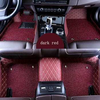 

kalaisike Custom car floor mats for Citroen all models C4-Aircross C4-PICASSO C5 C4 C6 C2 C-Elysee C-Triomphe auto styling