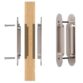 

High Quality Zinc Alloy Hidden Door Handles Built-in handle Bedroom Door Cabinet Handle Household Decoration Handle Hardware