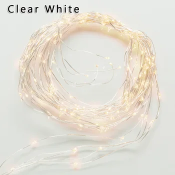 

100LED Solar Fairy String Waterfall Lights Bright Home Decor Indoor Outdoor Constant Light / Timing/ Eight Function Warm White