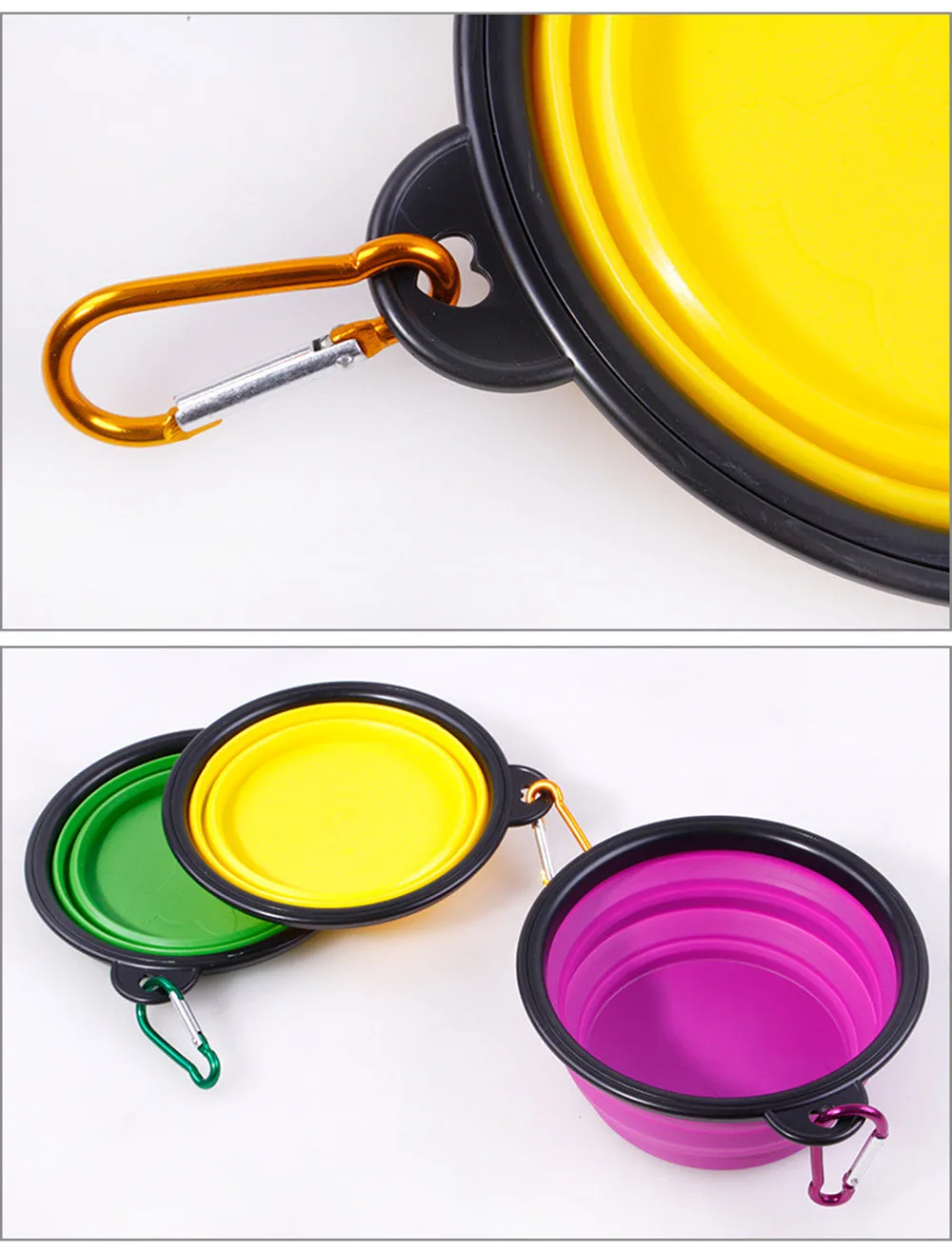 Dog Travel Silicone Bowl Portable Foldable superproductonline