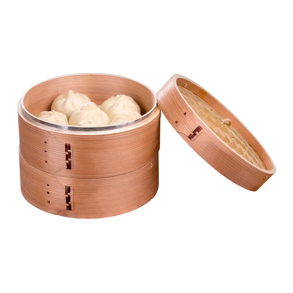 Бамбуковая решетка для варки на пару китайских пельменей рыба рис овощные