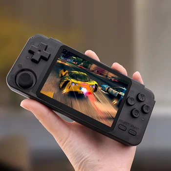 

RK2020 32G retro game console PS1 N64 game video game console 3.5-inch IPS screen handheld game console retro game player box