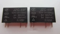 Реле 20 шт./лот HF49F 024-1H1G группа нормально открытых 024-1H1 4-контактный 24VDC |