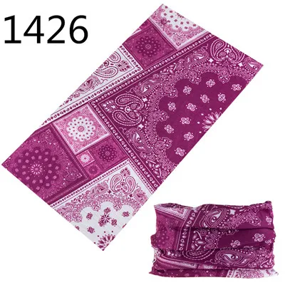 1401-1450 Magic Scarf Outdoor Sports Bicycle Headband Bike Cycling Bandana Neck Tube Warmer Bandanas Scraf Men Hiking Headband