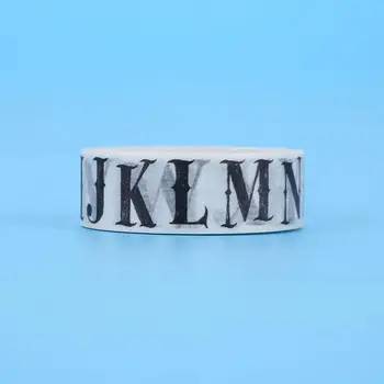 

Gothic Vintage Washi Paper Adhesive Tape Alphabet Letter Scrapbook Masking 15MM