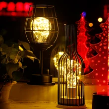 Ретро светодиодный настольный светильник, минималистичный полый Настольный светильник, креативный светильник для чтения, Ночной светильник, прикроватная лампа для гостиной, украшение для дома