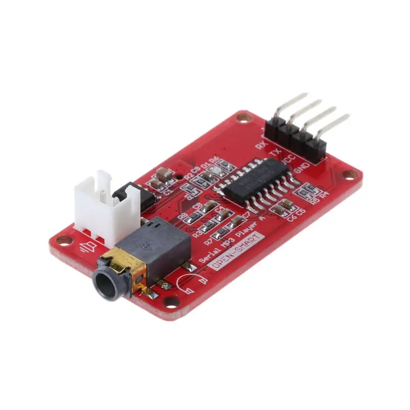 UART серийный MP3 музыкальный плеер модуль с динамиком Monaural Плата усилителя для Arduino