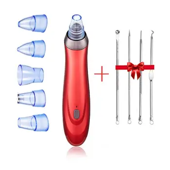 

Rechargeable Beauty Instrument Vacuum Suction Blackhead Remover Facial Pore Cleaner Blackhead Acne Comedo ExtractorSPA Machine