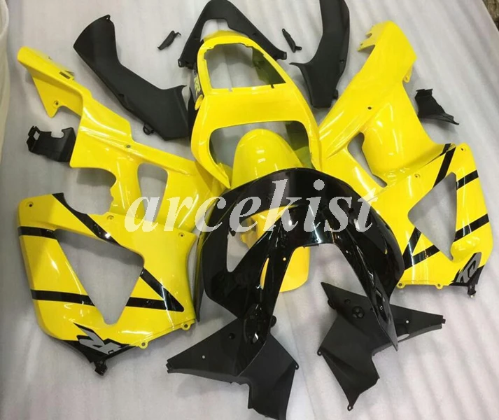 4 Gifts New ABS fairings kit Fit for HONDA CBR 929RR 929 2000 2001 CBR929RR 00 01 CBR 900RR fairing set custom yellow black