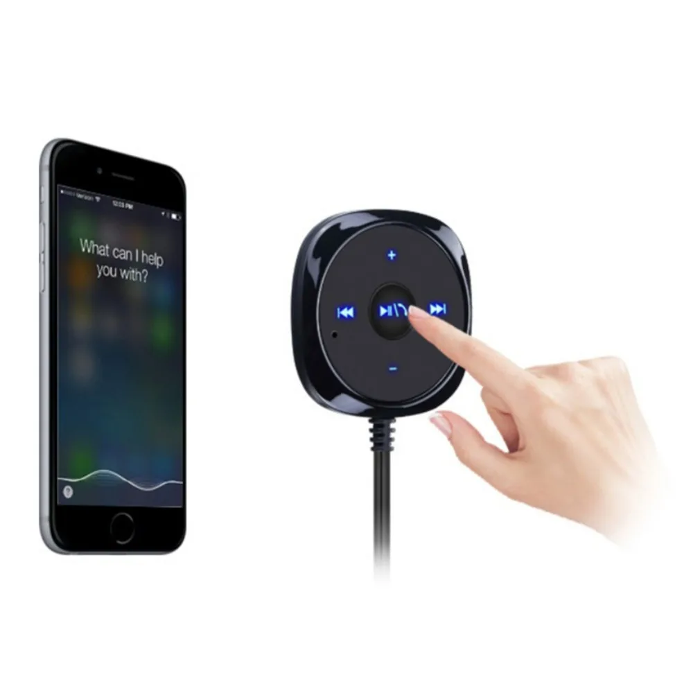 1 шт. TOSPRA 3,5 мм AUX Автомобильный Bluetooth 4,2 стерео приемник беспроводной аудио динамик музыка потоковое аудио адаптер микрофон