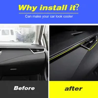 Vtear Dashboard Front Air Outlet Cover Interior Decoration Car Styling Accessories Trim ABS Parts For Toyota Corolla Sedan 2023 2