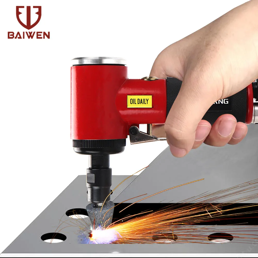 Mini Air Angle Die Grinder 1/4 inch & 1/8 inch Pneumatic Grinding Machine 90 Degree Polisher Mill Engraving Tool Set