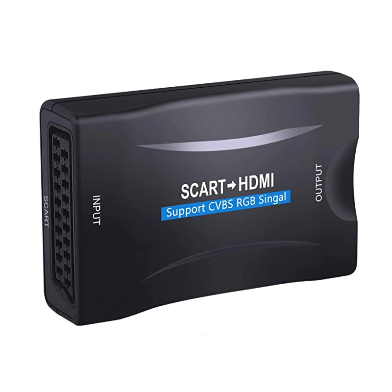 Конвертер Scart в HDMI с поддержкой CVBS и RGB сигнала 1080P адаптер SCART 1 3 для HDTV STB PS4 Sky DVD Blu