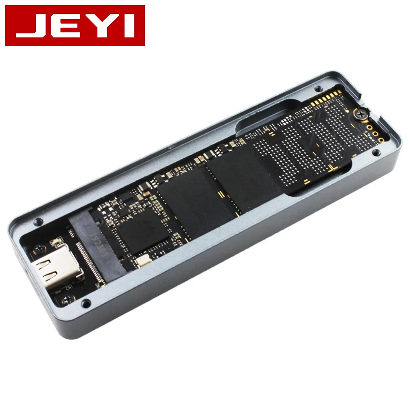 Чехол JEYI i9 GTR NVME алюминиевый корпус для мобильного жесткого диска TYPE C3.1 RTL9210 m. 2 USB3.1