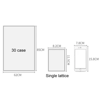 

30 Pockets Transparent Storage Organizer Wardrobe Socks Finishing Bags