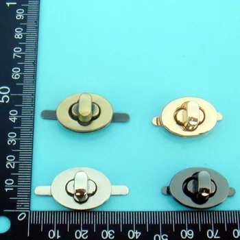 

10 sets/lot Egg Shape High Quality Twist Turn Lock Clasp Closure Women Handbag Bag Parts Purse Hardware Accessories DIY L0552