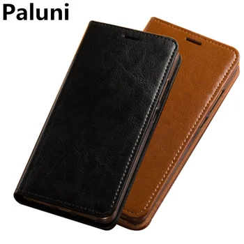 

Business wallet phone case genuine leather covers for Xiaomi Mi6X Xiao Mi A2/Xiaomi Mi6 flip wallet case card slots holder funda