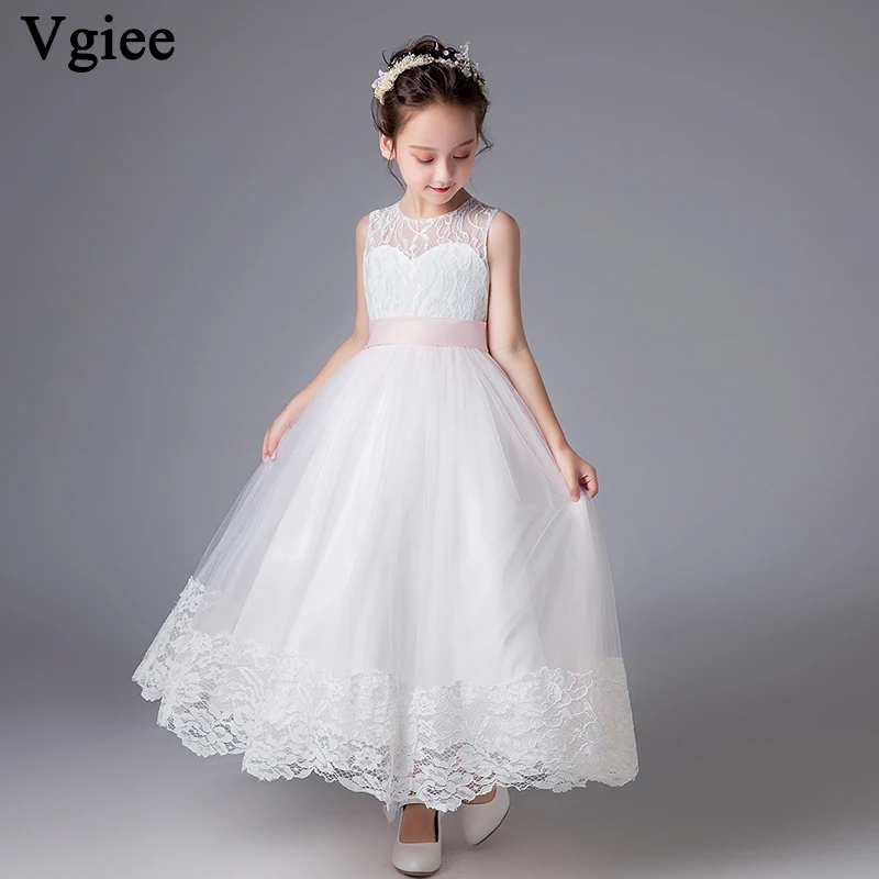 

Vgiee Little Girls Clothing for 4 To 10 Years Kids Dresses for Ankle-Length Girls Party and Wedding Baby Outfit Clothes CC589