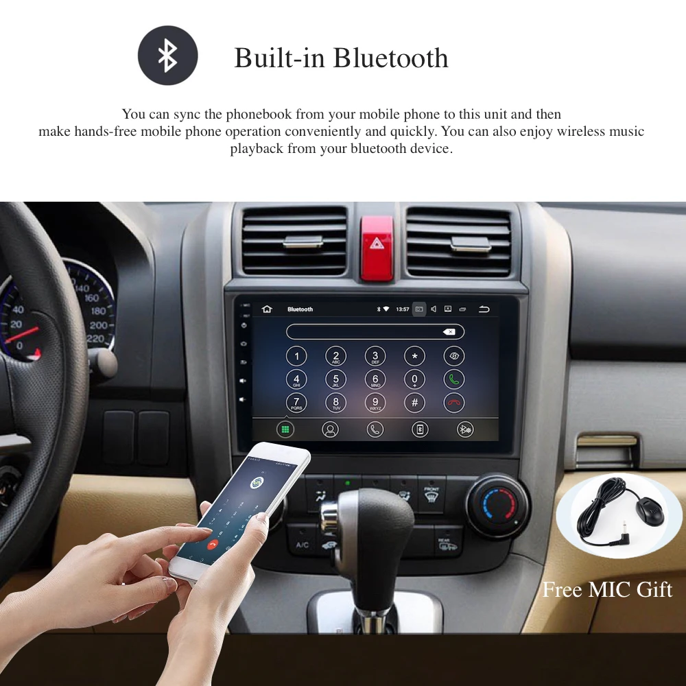 Android 9,0 2 Din gps для Honda CR-V CRV 2006 2007 2008 2009 2010 2011 автомобильный радиоприемник PX6 DSP ips HDMI 4 Гб+ 64 Гб RDS Wi-Fi USB карта
