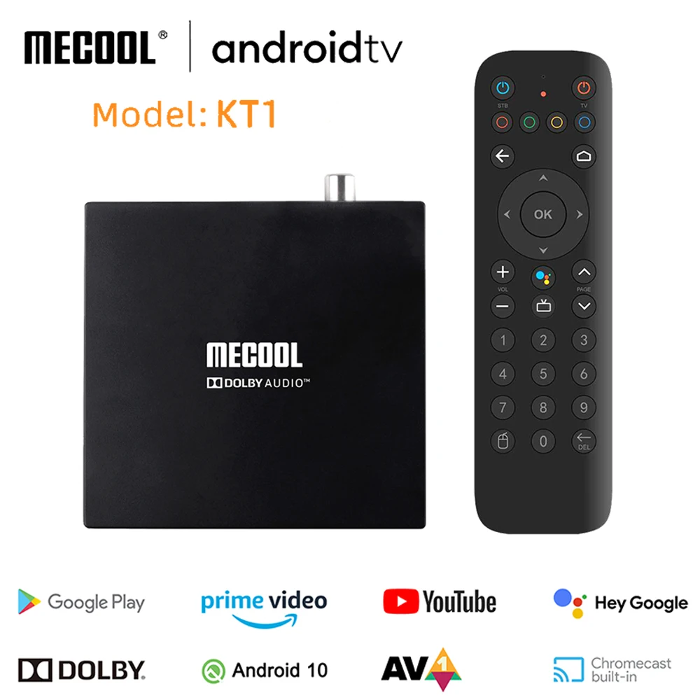 ТВ-приставка MECOOL KT1 Android 10 2 + 16 Гб | Электроника