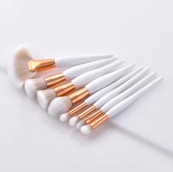 

Professional 1/8pcs White Handle Makeup Brushes Set Foundation Blending Blush Face Shading Cosmetic Brush Contouring Make Up Kit