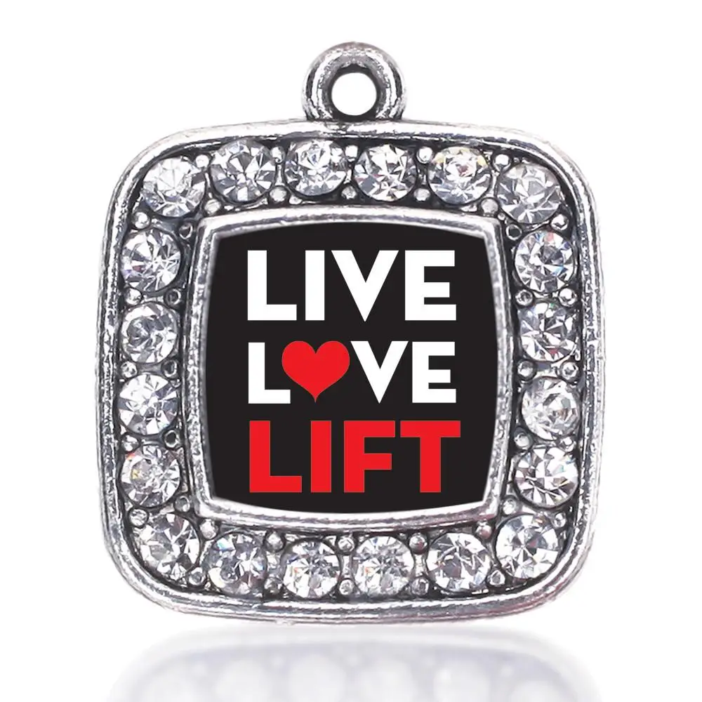 

LIVE LOVE LIFT LITTLE SISTER SQUARE CHARM