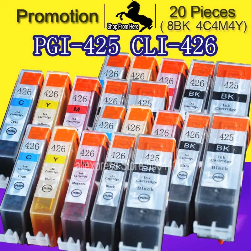 

For Canon Pixma MG5340 MG 5340 Printer Cartridge Ink PGI425 PGI-425 5C