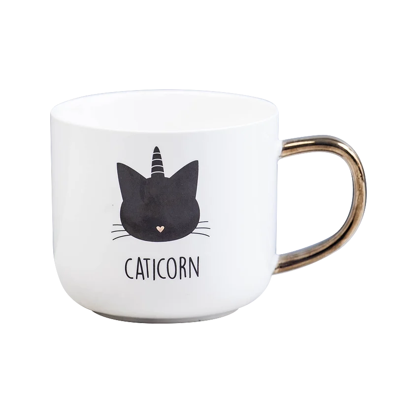 

Mugg Cup Production Stand White Personalised Coffee Mug Metal Stainless Spoon Coffee Milk Gifts for Teacher Mug 2019 New GG50mk