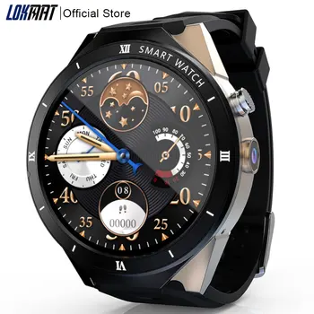 

LOKMAT 1.39"AMOLED Touch Screen Bluetooth SmartWatch 1GB+16GB Android 7.0 Heart Rate Monitor With GPS 3G Smart watch Men For ios