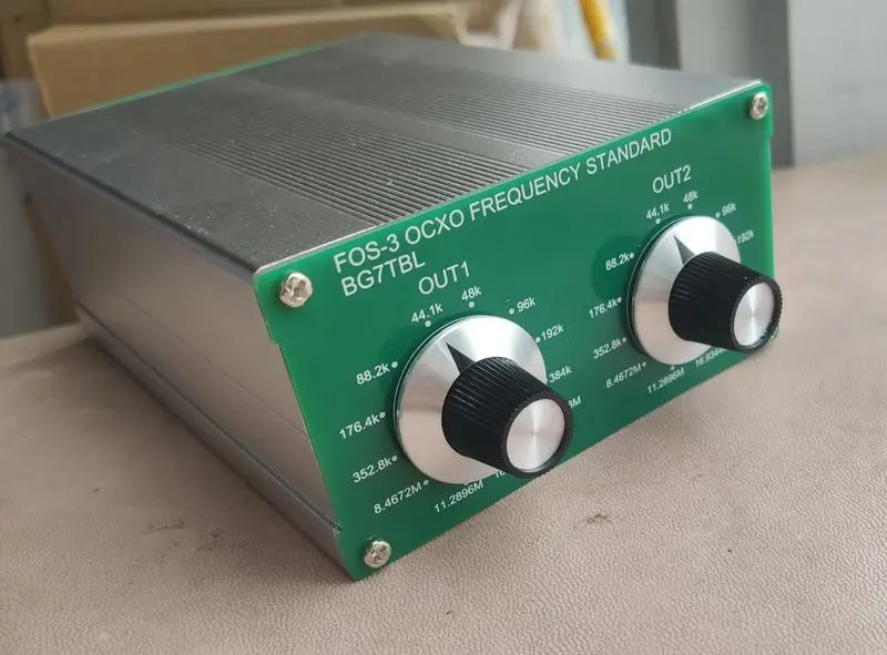 By BG7TBL FOS-3 OCXO Frequency Standard 2CH Word Clock,,support extern rb clock input Reference for audio equipment Speaker