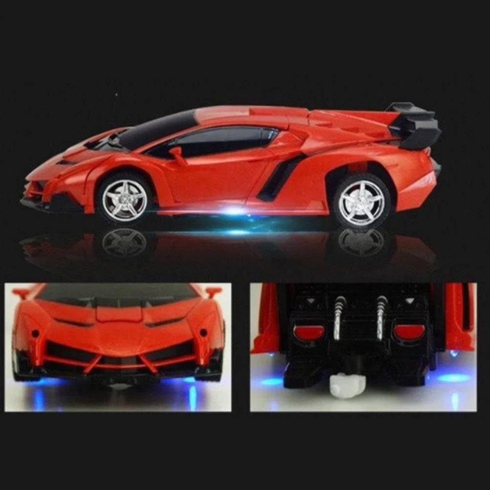 Трансформатор RC 2 в 1 RC автомобиль Вождение спортивные автомобили привод Трансформация Робот Модель Дистанционное управление автомобиль RC Боевая игрушка подарок