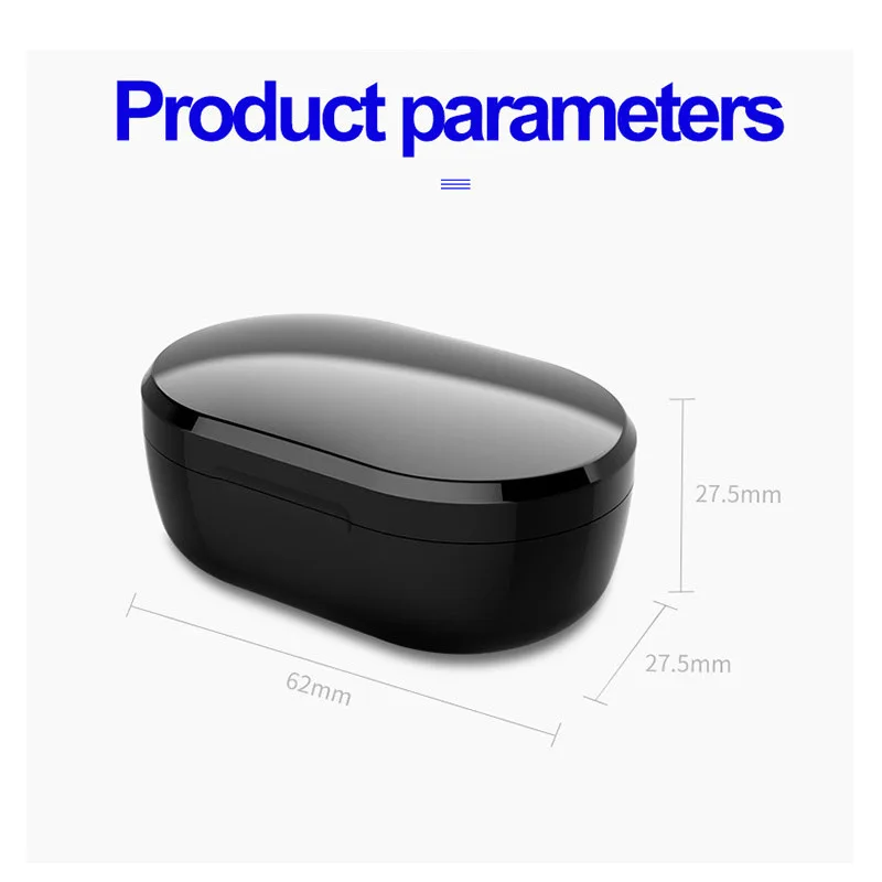 TWS беспроводной bluetooth 5,0 стерео Графен наушники бинауральные звонки IPX6 Водонепроницаемый HiFi для Xiaomi с зарядным чехлом