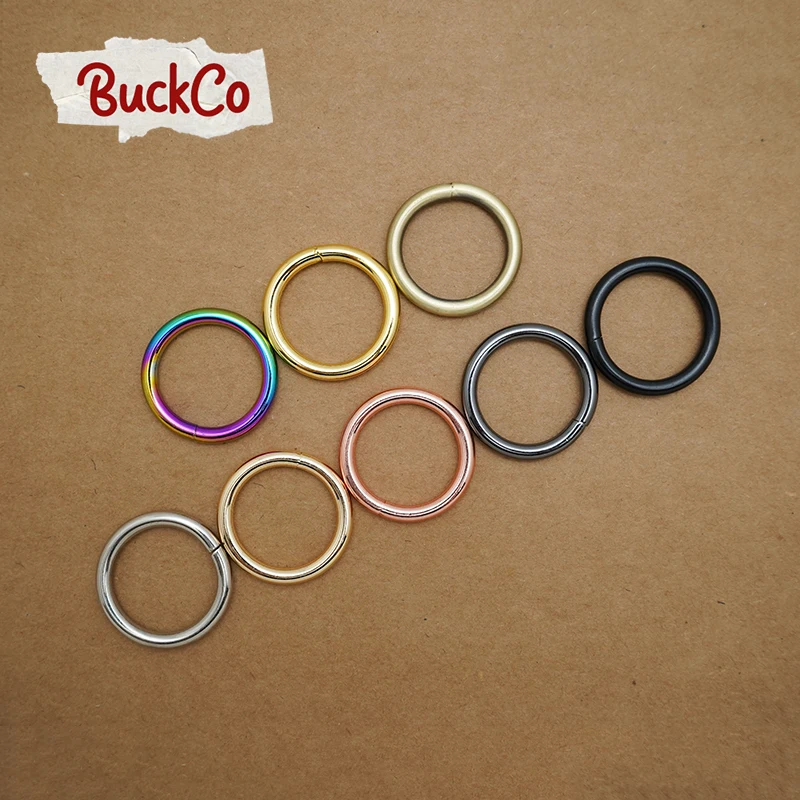 50 шт./лот 25 мм опция Гальваническая кольцевая Пряжка для брелока собачий поводок собачий ошейник ленточная сумка детали Прочная Фурнитура 8 цветов