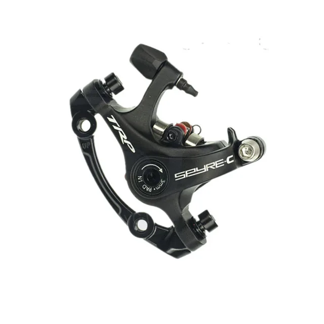 Rear no rotor TRP Spyre-C сплав механический дисковый тормозной суппорт SPYRE-C суппорта передние/задние/пара w/или w/o 160 мм ротор с адаптером винты - Цвет: Rear no rotor