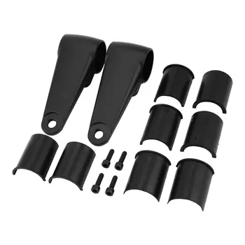 

35/39/41mm Motorcycle Headlight Mount Bracket Fork Ear Billet Aluminum For Custom Universal Cafe Racer Black