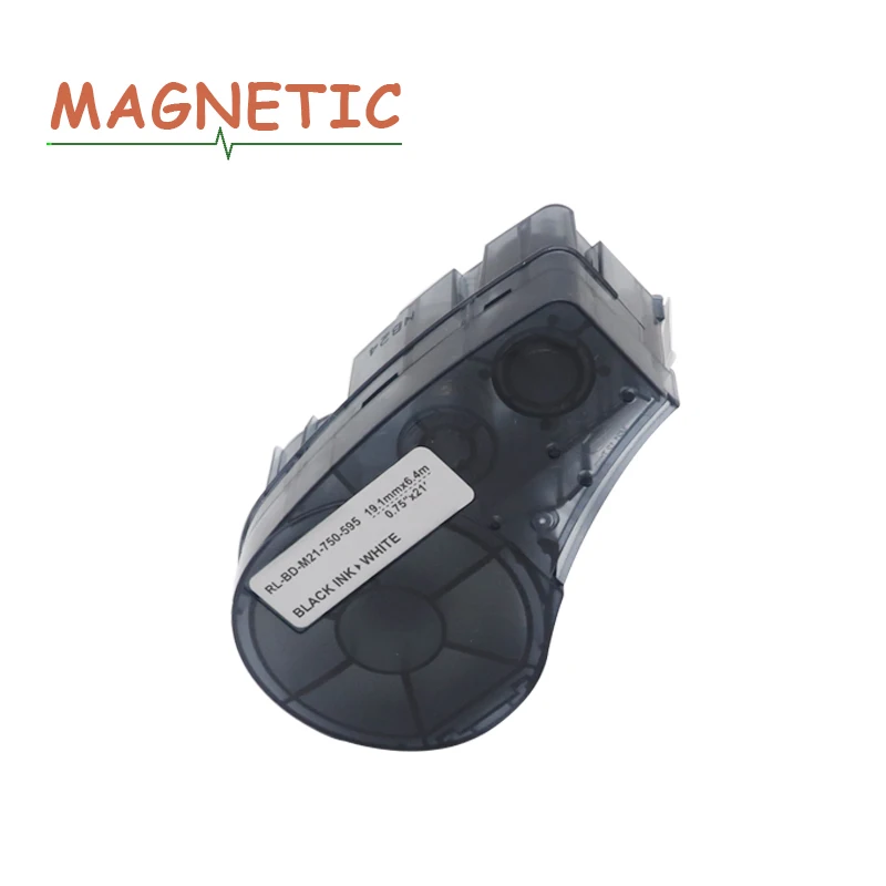 

High Adhesion Vinyl Label Tape Compatible for M21-500-595 WT 12.7mm*6.4m for Brady BMP-21 Plus Label Printer