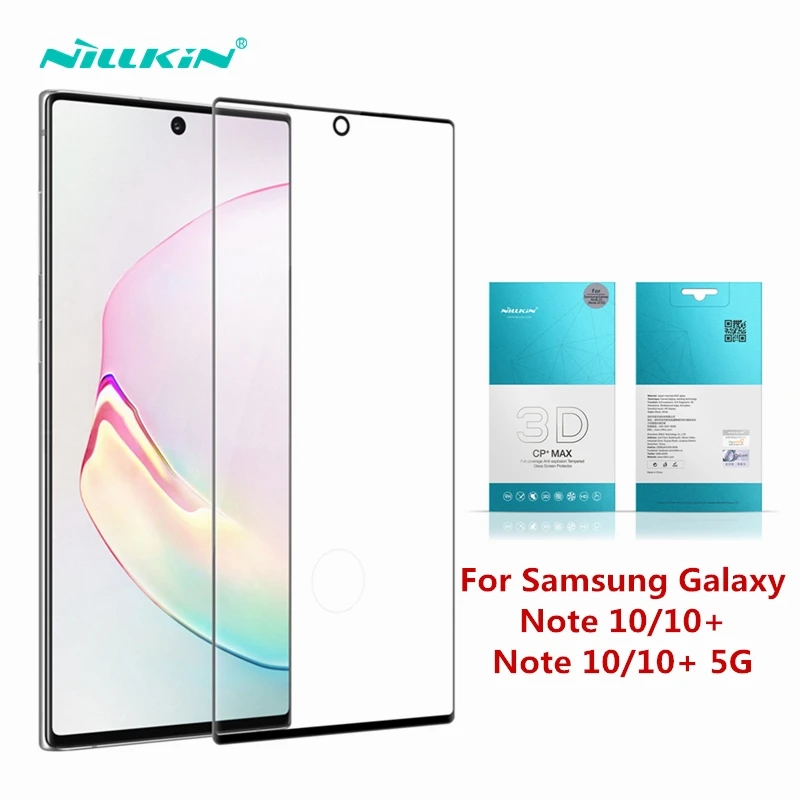 NILLKIN для samsung Galaxy Note 10 10+ 10 Plus 5G закаленное стекло 3D полное покрытие передняя защита экрана стекло Note10 Note10+ 5G