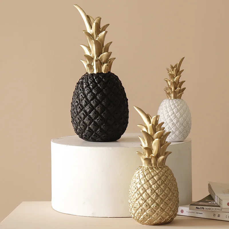 Nordic Modern Home Decor Pineapple Fruit Synthetic Resin Craft Window Desktop Display Props Living Room Home Decoration Crafts Nordic Modern Home Decor Pineapple Fruit Synthetic Resin Craft Window Desktop Display Props Living Room Home Decoration Crafts