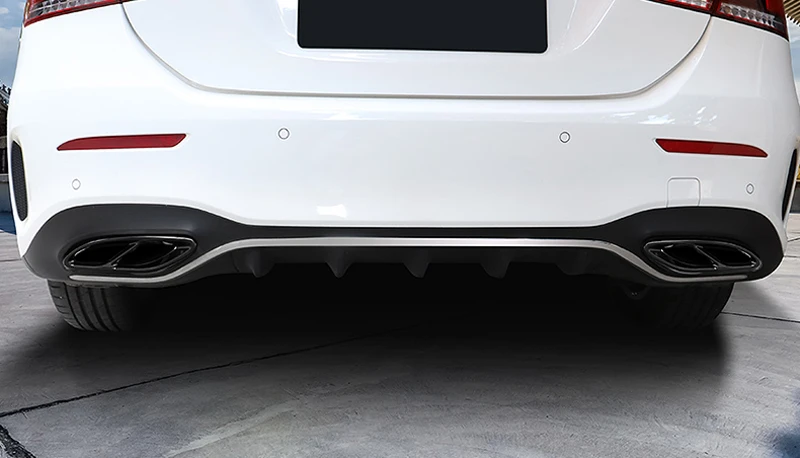 Подходит для Mercedes-Benz CLA C117 14-19/c-класс W205 15-19/GLC X253 16-19/B-класс W246 15-18 задний глушитель трубы крышка 2 шт