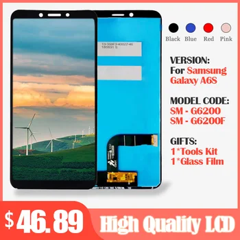 

6.0'' Display LCD For Samsung Galaxy A6s G6200 SM-G6200F LCD Display +Touch Screen Digitizer Assembly For Samsung A6s lcd screen