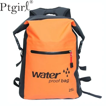 

25L Outdoor Waterproof Swimming Bag Backpack Bucket Dry Sack Storage Bag Rafting Sports Kayaking Canoeing Travel Waterproof Bag