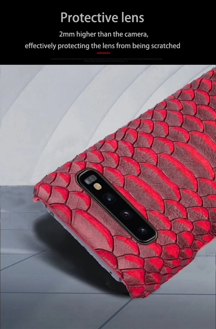 Чехол для телефона для Samsung Galaxy S6 S7 S8 S9 S10 Plus, Note 8, 9, 10, плюс кожи питона текстура для A20 A30 A50 A70 A5 A7 A8 чехол
