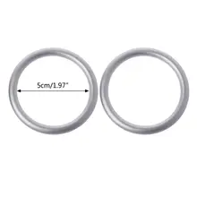 2 шт. 2-Дюймовая переноска для ребенка, алюминиевое кольцо для детского слинга, высокое качество, Детские аксессуары для переноски