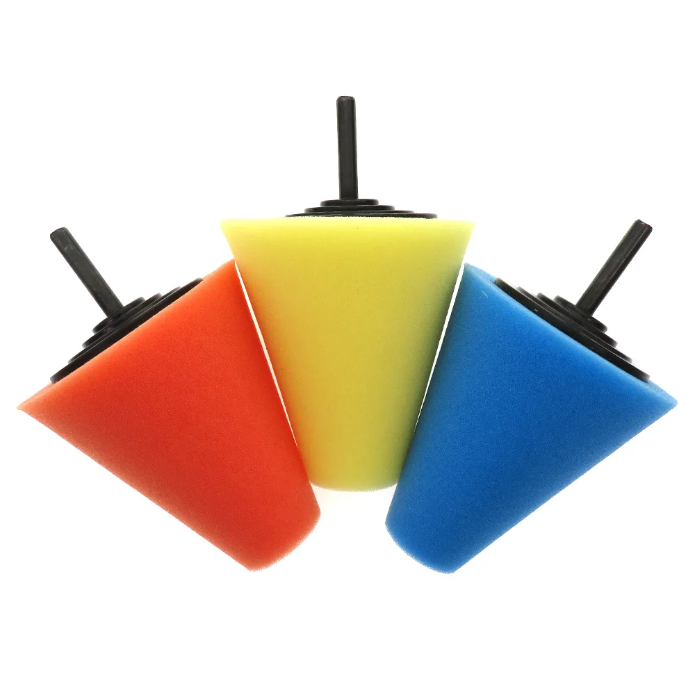 

Drill Buffing Sponge Pads Kit, Car Buffers and Polishers Metal Polishing Tool for Automotive Car Wheels Hub Care Metal